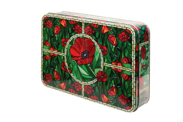 Stained Glass Poppies