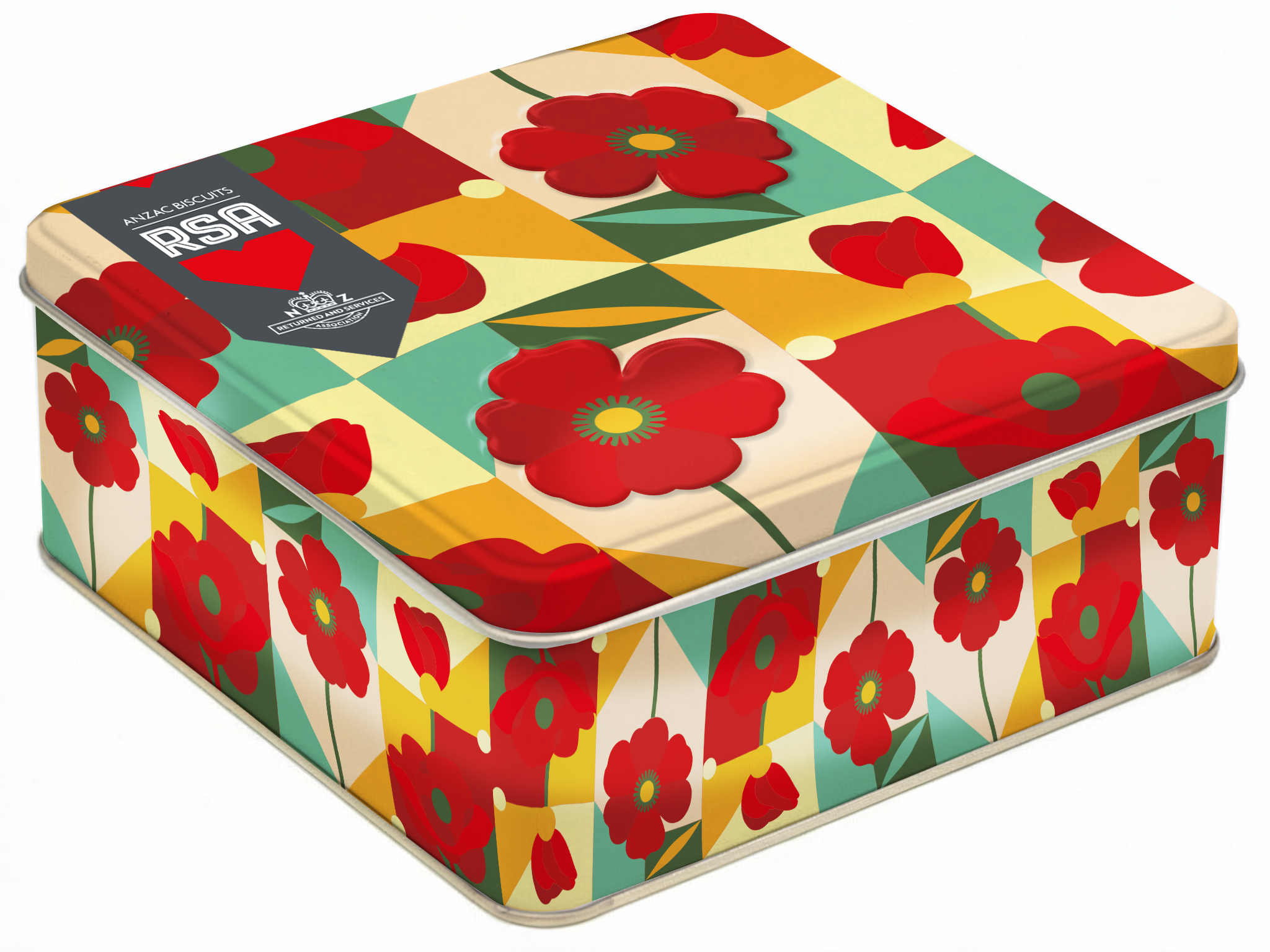 Geometric Poppies